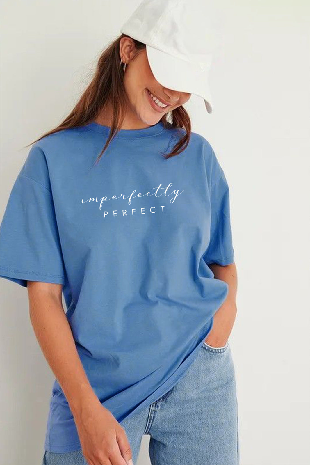 Oversized Fit Imperfectly Perfect T-Shirt