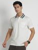 Striped Collar Polo T-Shirt