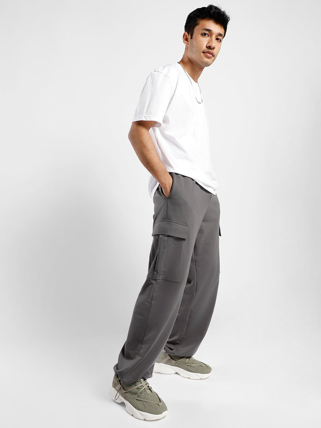 Oversized Cargo Trackpants