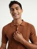 Oxford Textured Polo T-Shirt