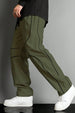 Olive Piping Joggers