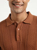 Oxford Textured Polo T-Shirt