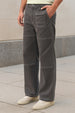 Oversized Contrast Stitch Cargo Pants