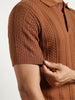 Oxford Textured Polo T-Shirt