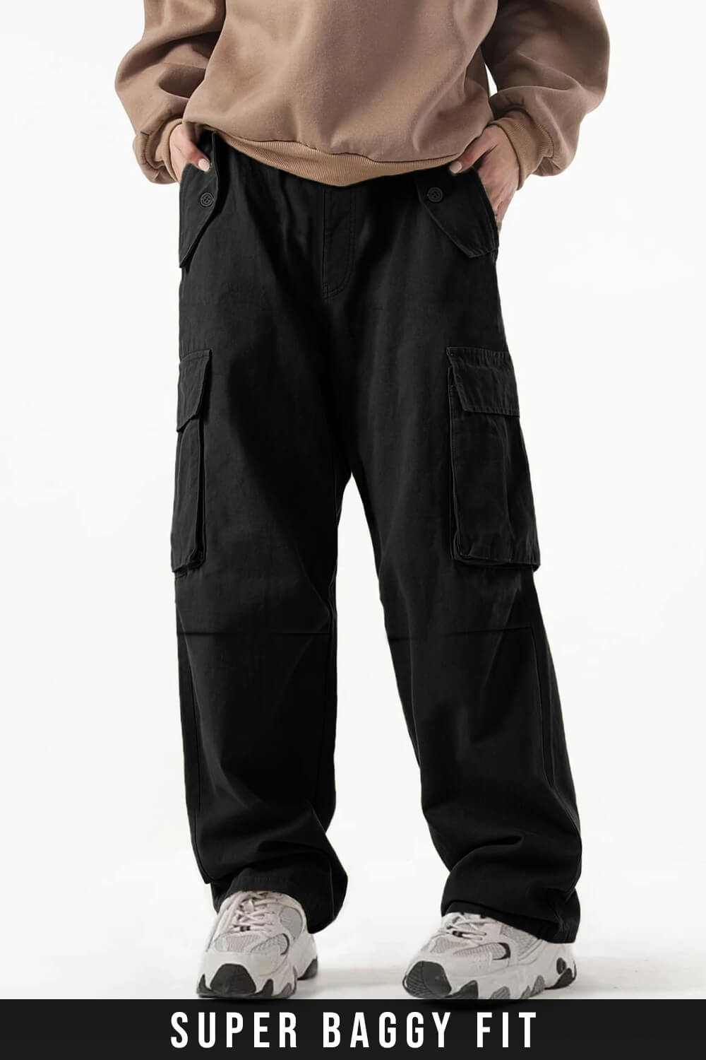 Loose Fitting Alternative Workout Clothes Nobero Baggy Fit Cargo Pants
