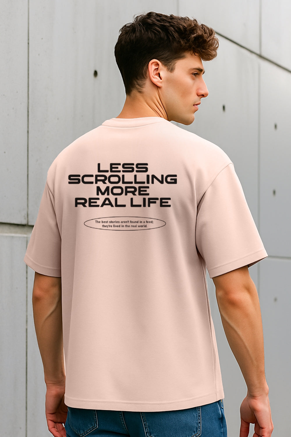 Less Scrolling Oversized T-Shirt