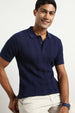 Oxford Textured Polo T-Shirt