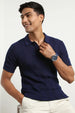 Oxford Textured Polo T-Shirt
