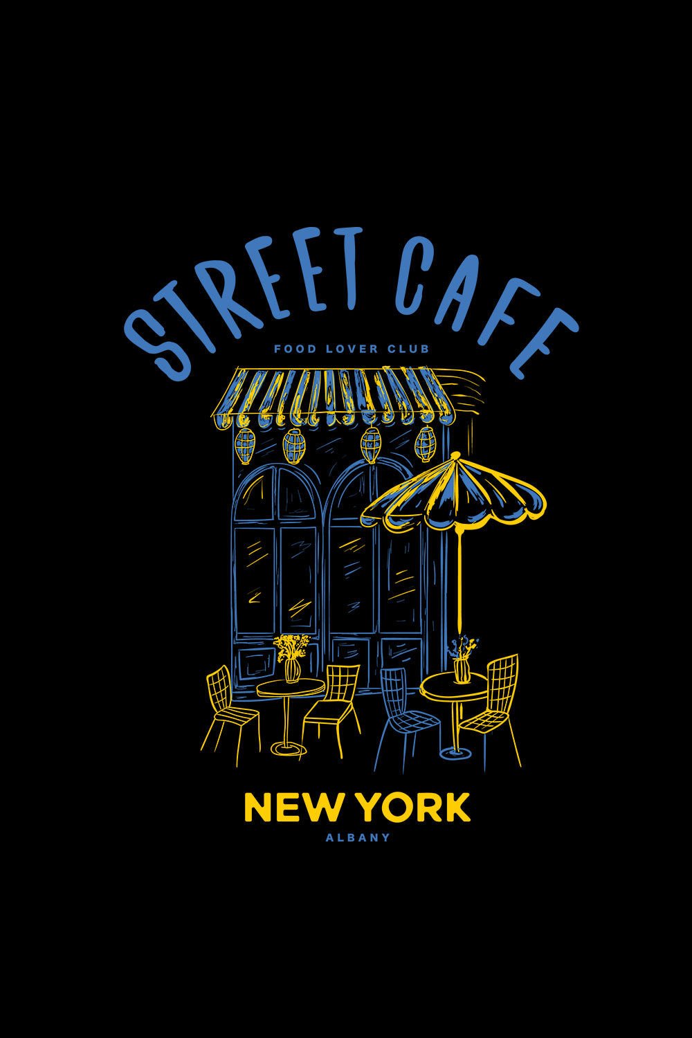 Street Cafe Classic Fit T-Shirt