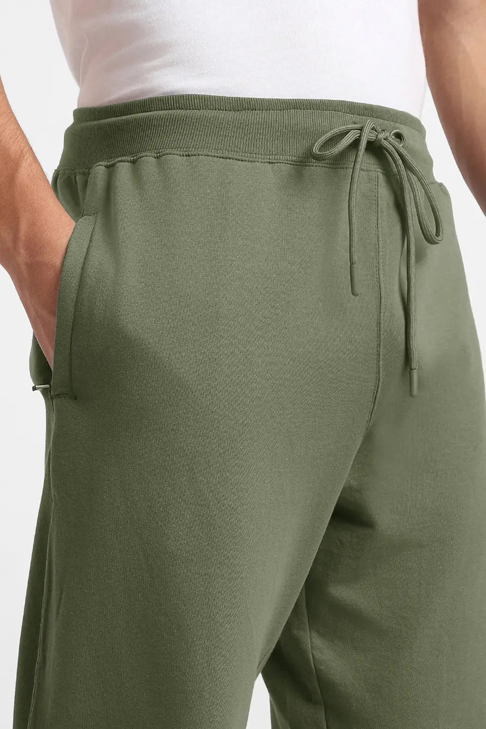 Fleece joggers with zip pockets shop