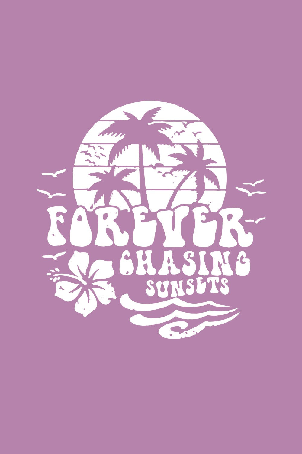 Forever Chasing Sunset Mauve Classic Fit T-Shirt
