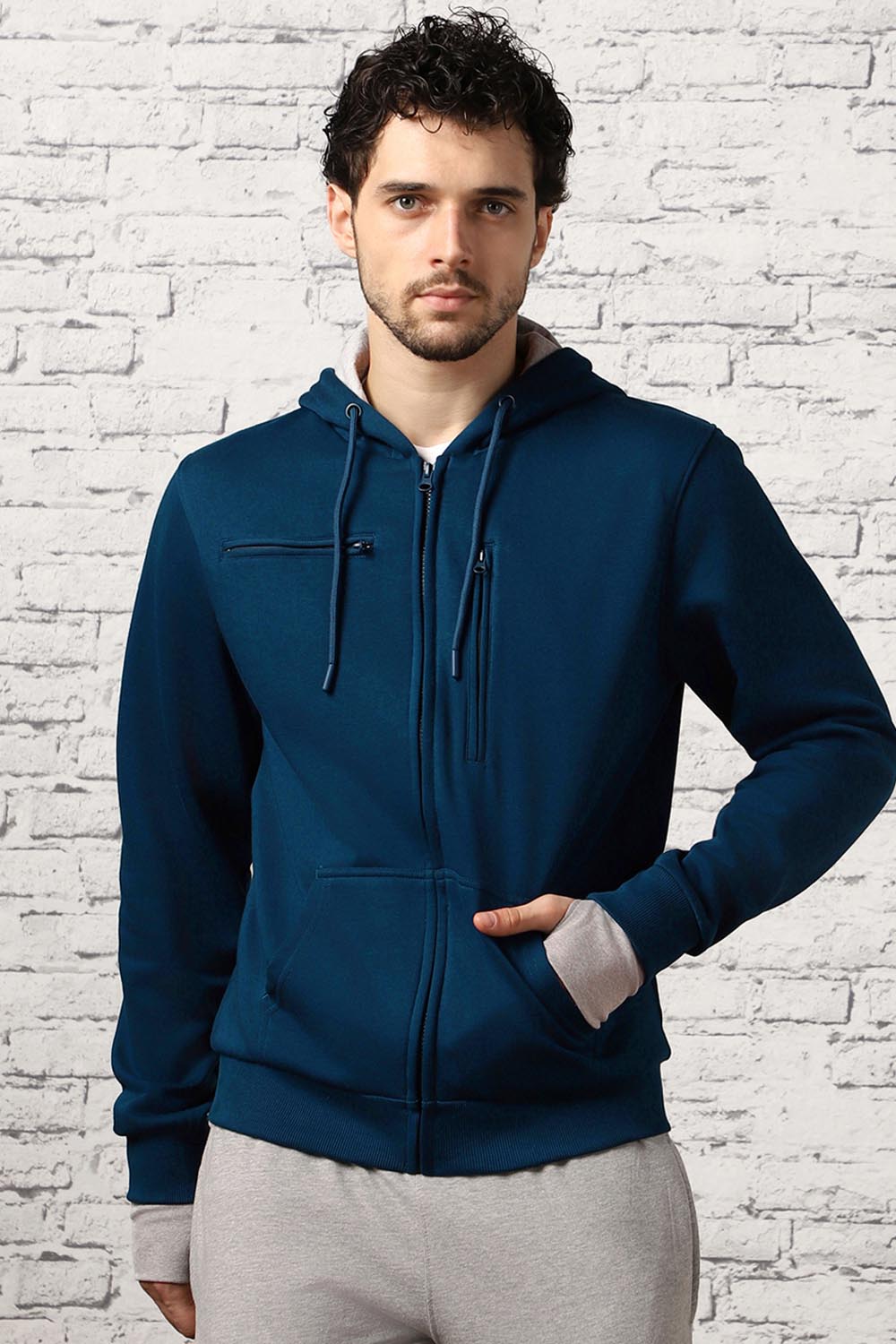 Fleece Hoodie Hoodies For Men Zipper Custom Zip Up Hoodies Fleece
