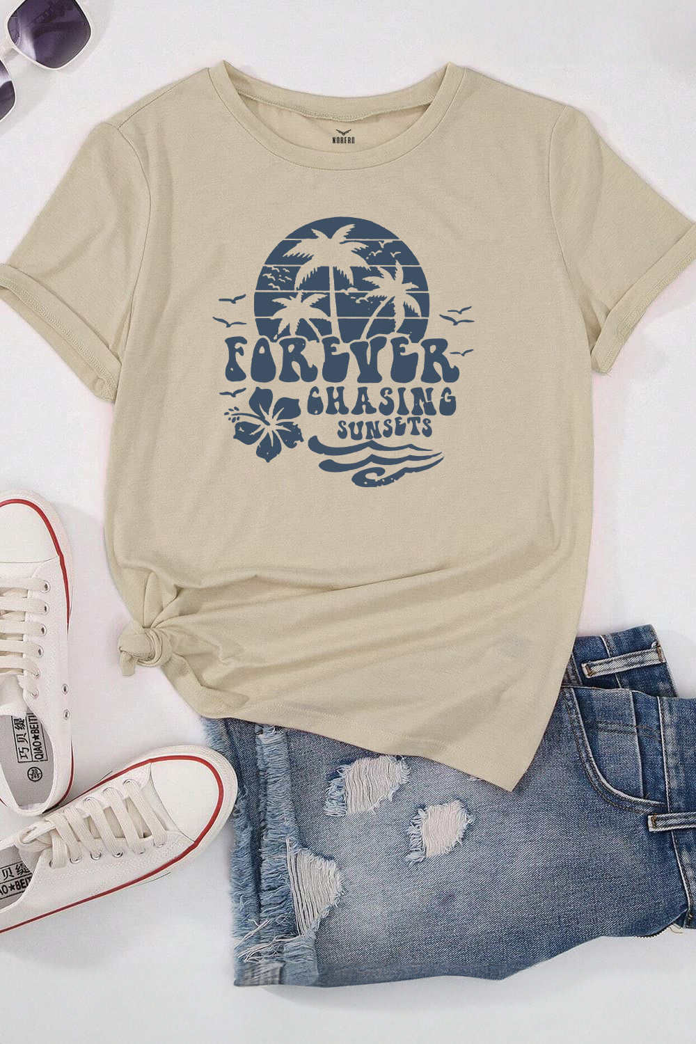 Boyfriend Forever Chasing Sunset Classic Fit T-Shirt