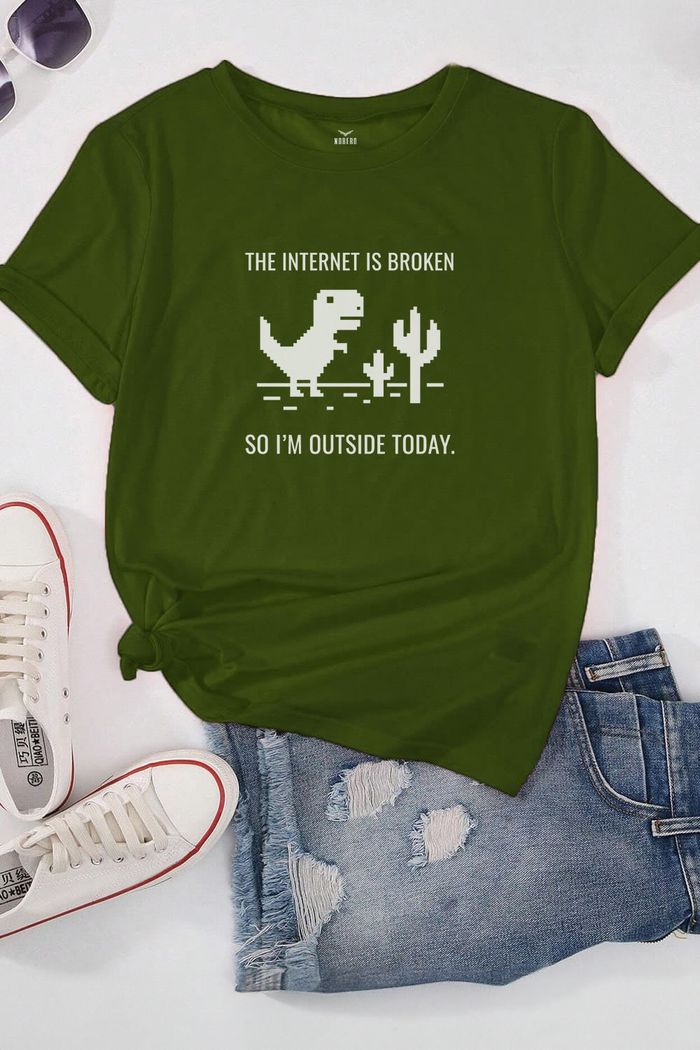 Boyfriend Internet Is Broken Classic Fit T-Shirt