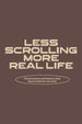 Less Scrolling Oversized T-Shirt