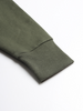 Drop Shoulder Olive Green Hoodie