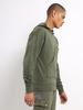 Drop Shoulder Olive Green Hoodie