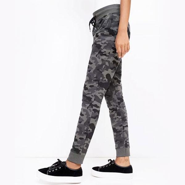 Black camo cheap joggers womens