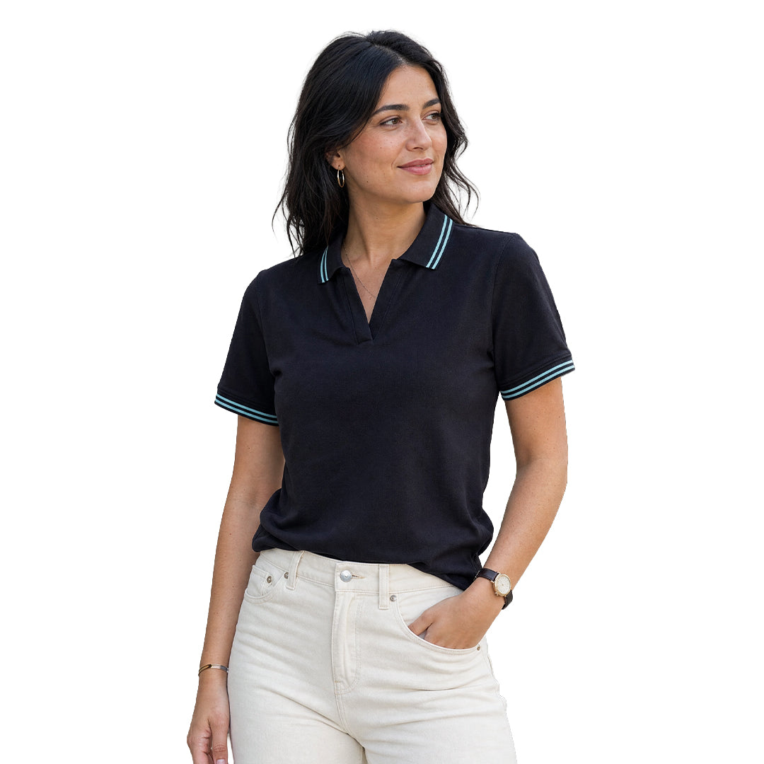 Johnny Collar Women Polo T-shirt