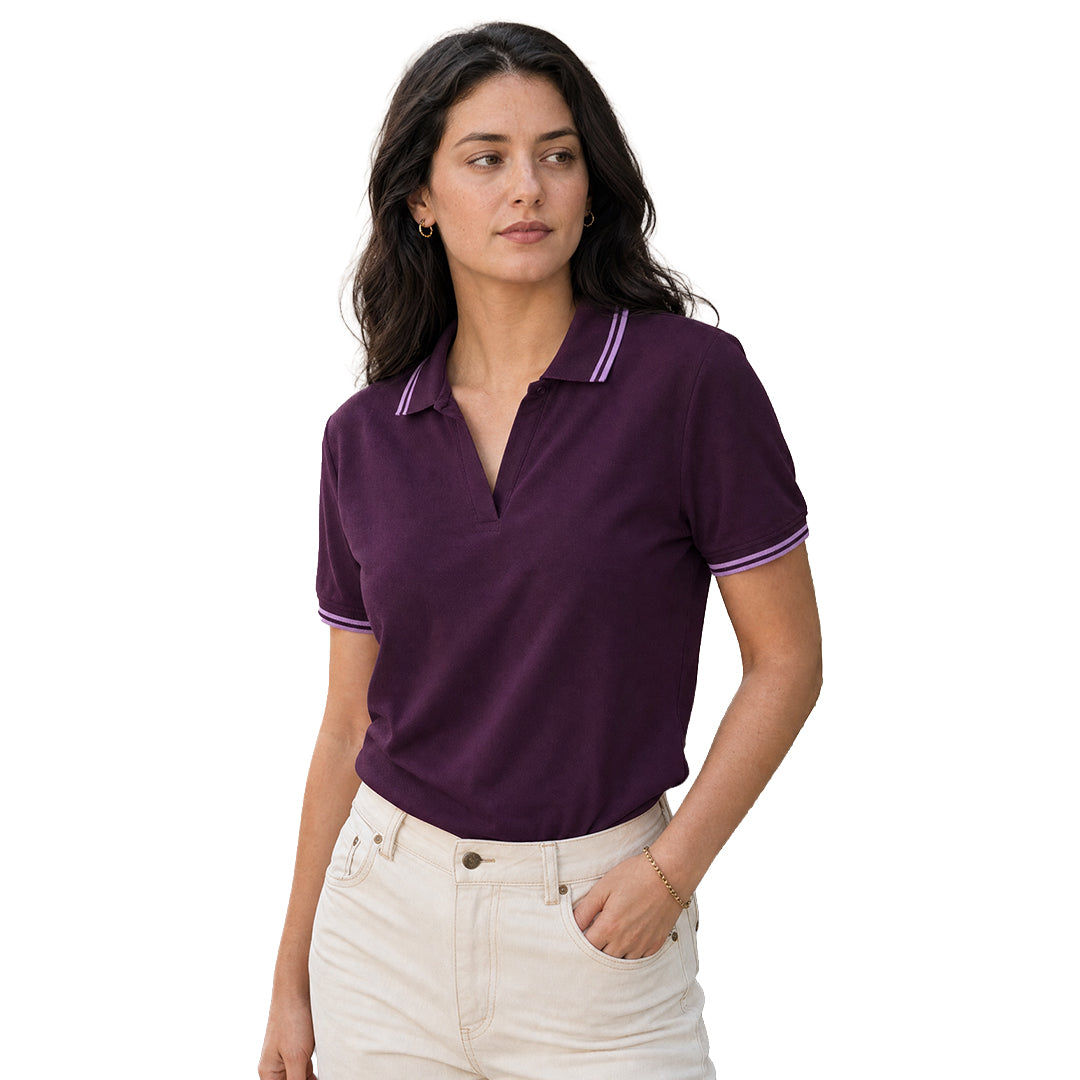 Johnny Collar Women Polo T-shirt