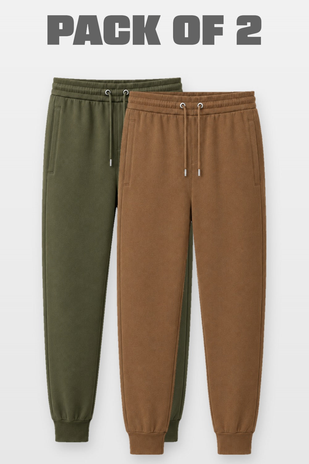 2-Pack Zip Pocket Joggers