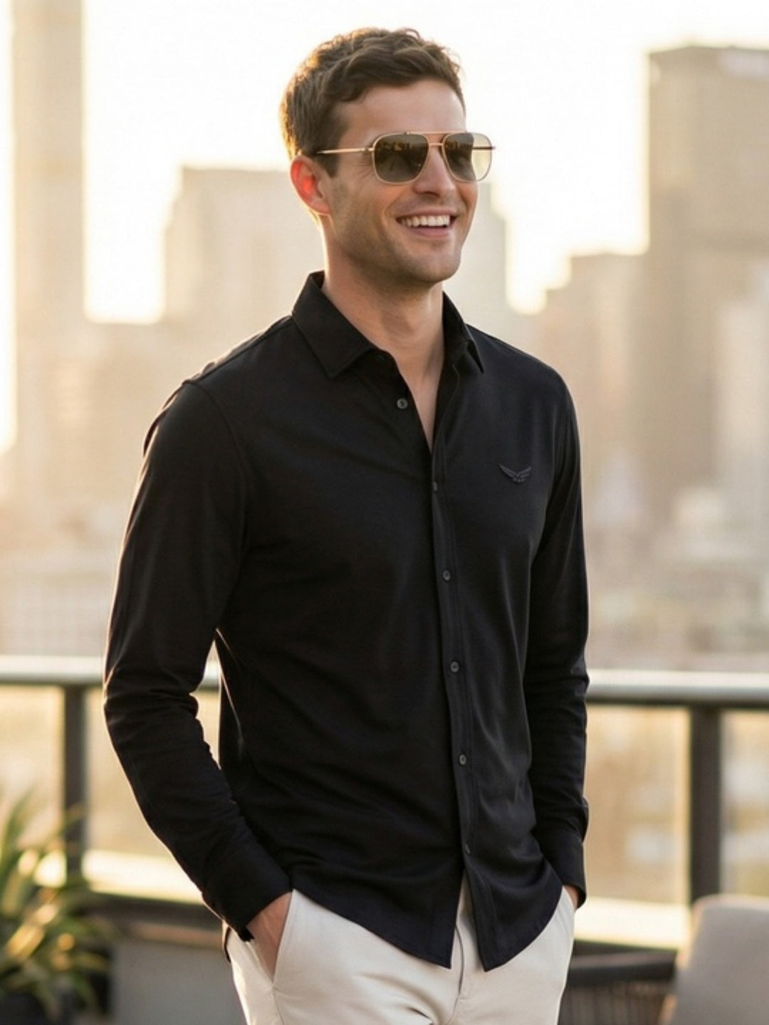 Full Sleeves Knitted Shirt