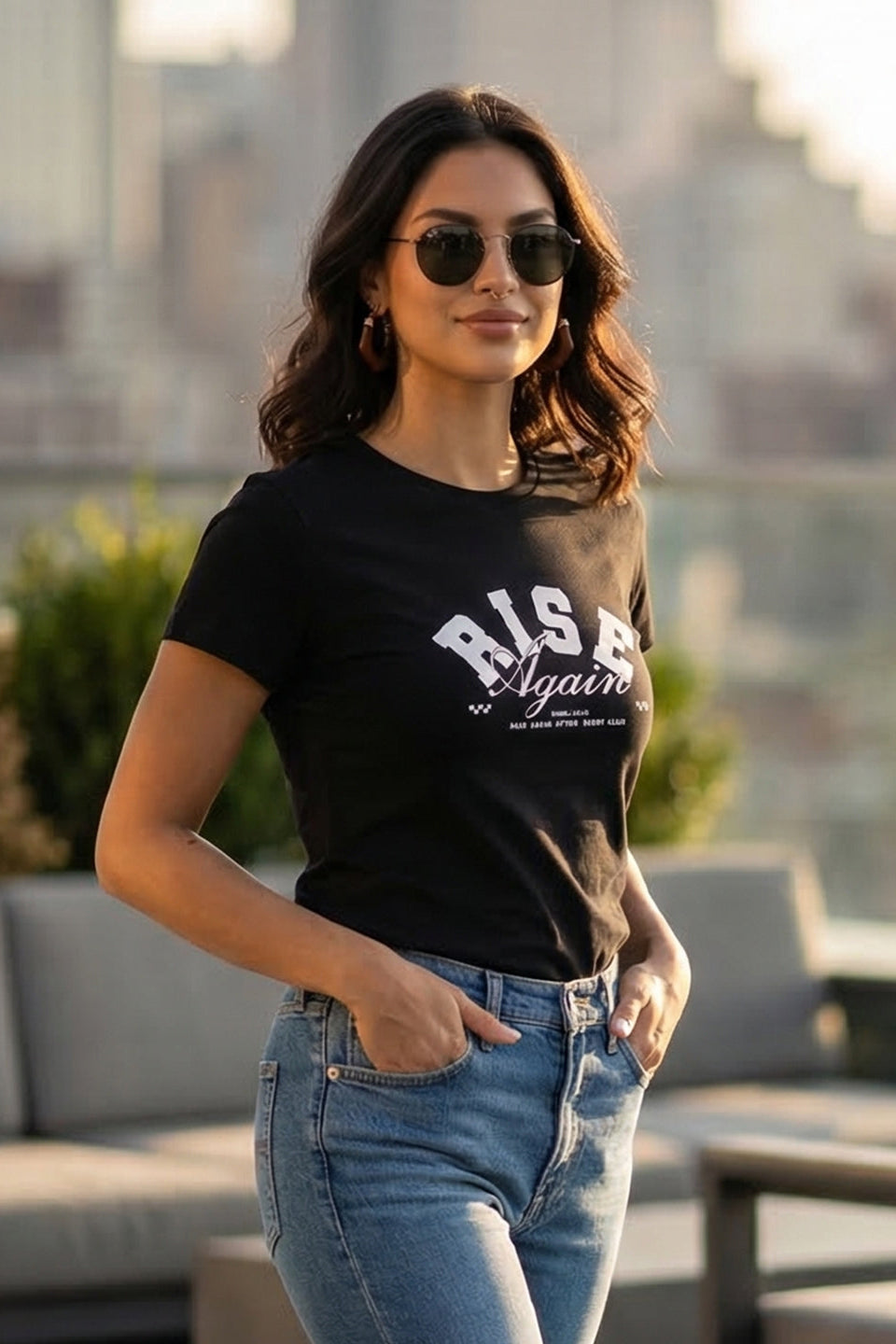 Rise Again Women Classic Fit Tee