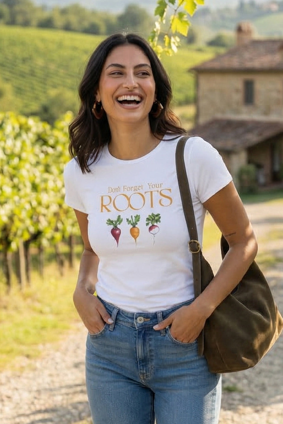 Don't Forget Your Roots Women Classic Fit Tee