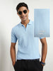 Cascade Zip Textured Polo T-Shirt