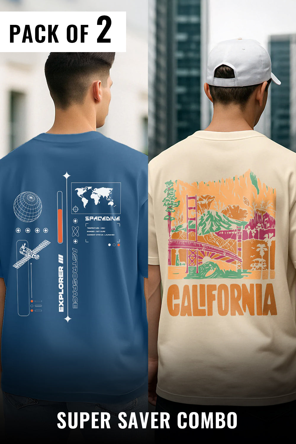 Oversized Tees - 2-Pack