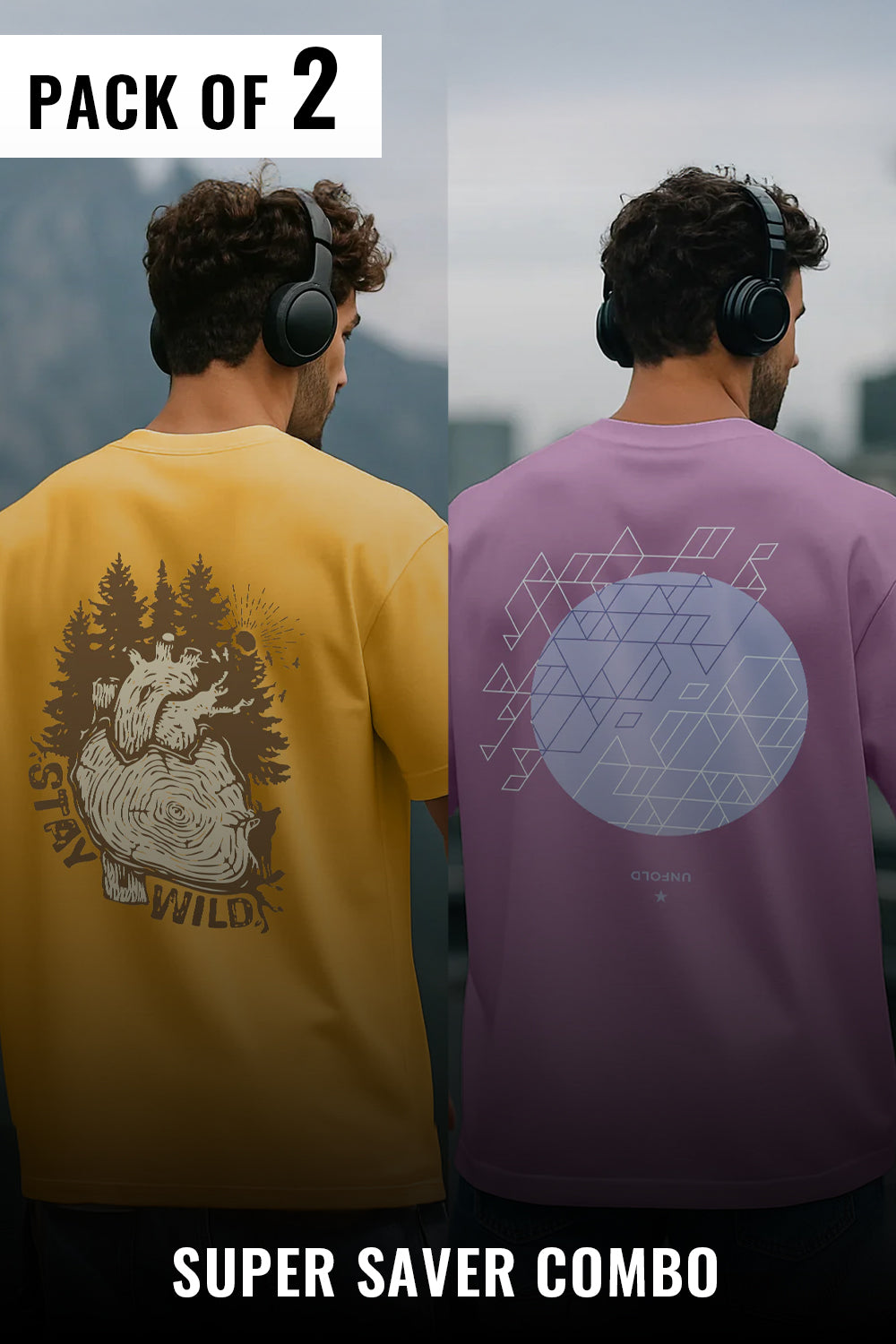 Oversized Tees - 2-Pack