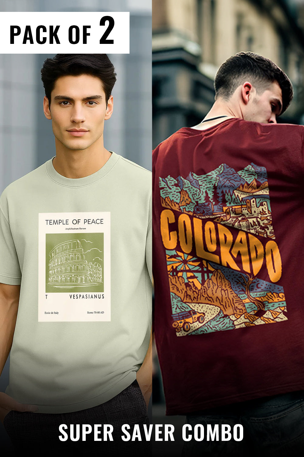 Oversized Tees - 2-Pack