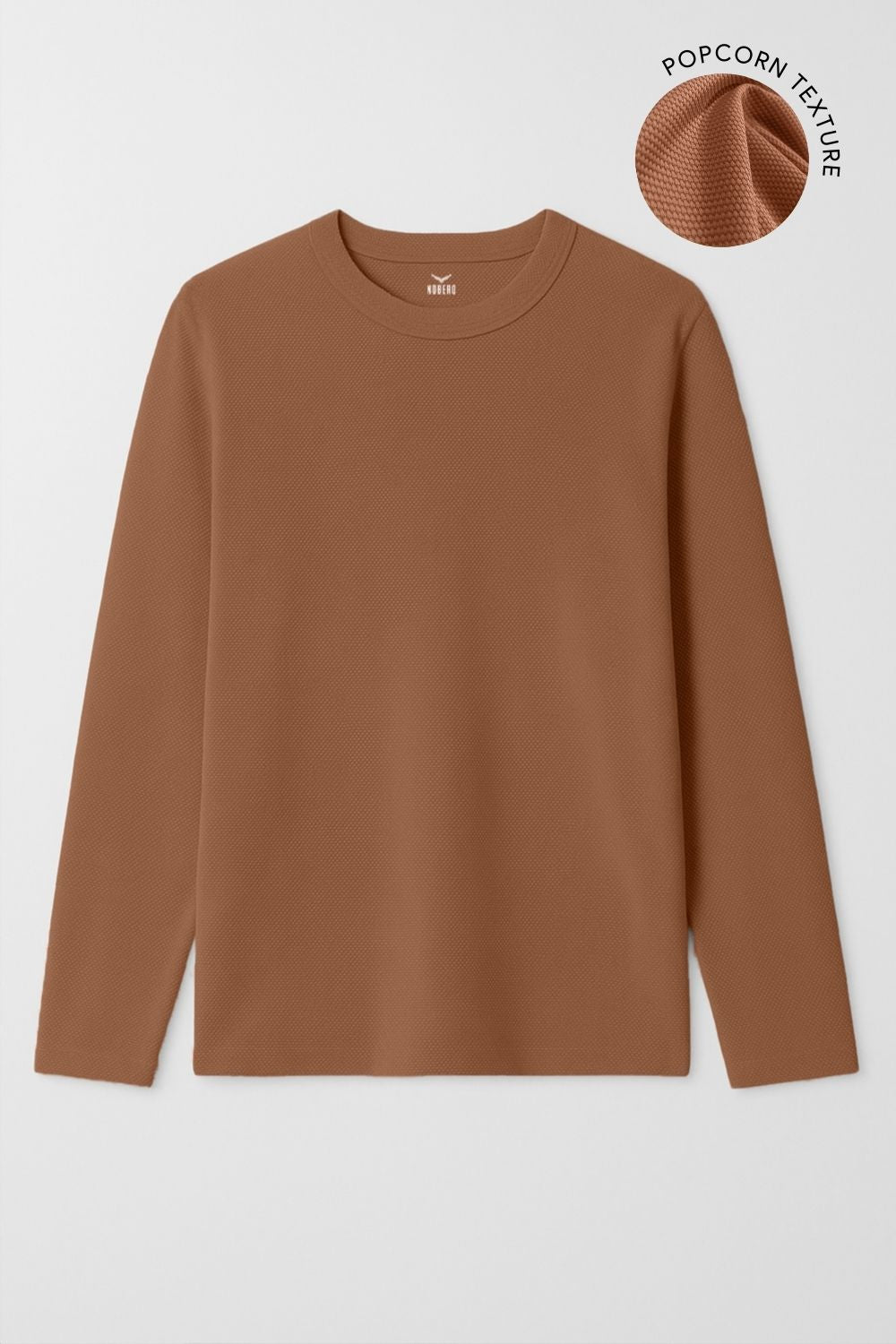 Popcorn Texture Full Sleeve T-Shirt