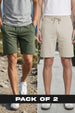 2-Pack Zip Pocket Shorts