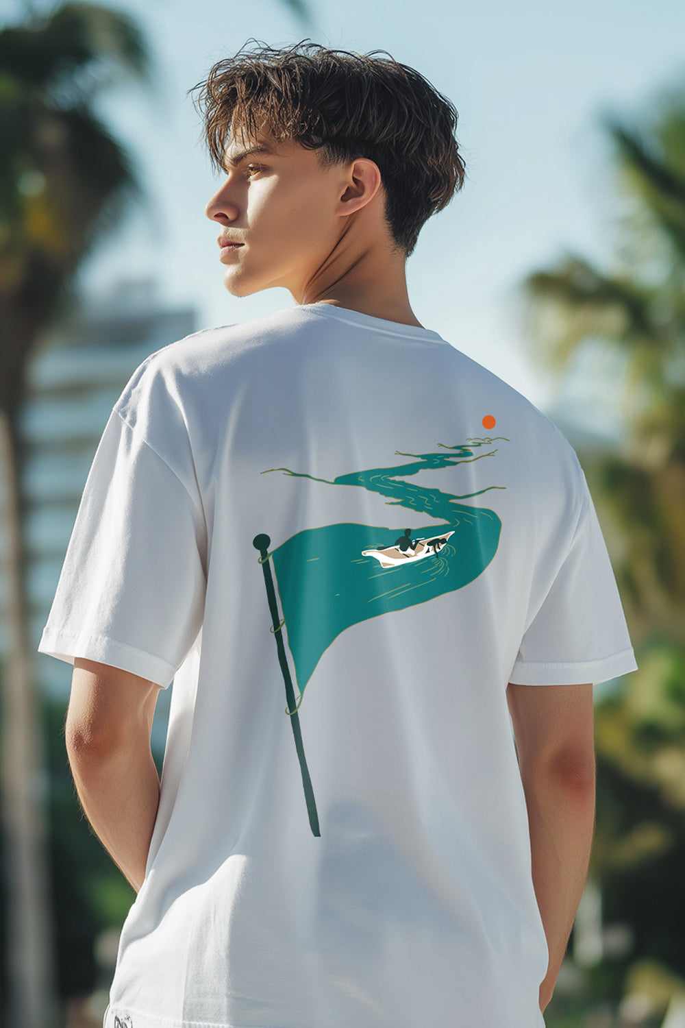 Flag Oversized T-Shirt