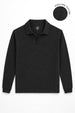 Popcorn Textured Full Sleeve Polo T-Shirt