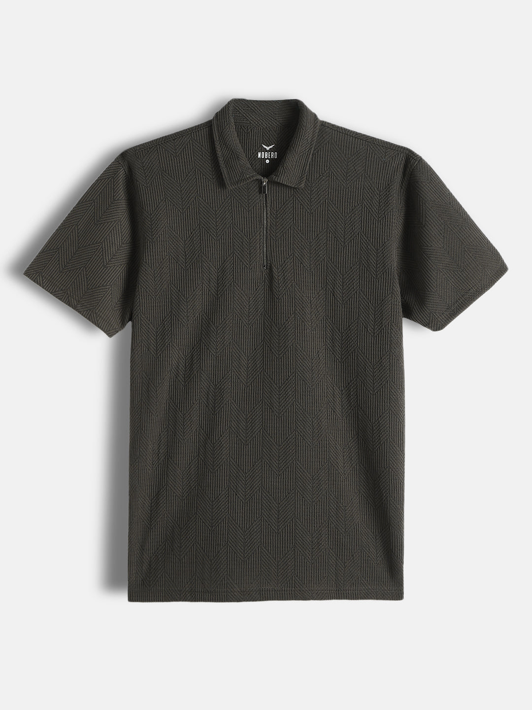 Poly Textured Polo T-Shirt