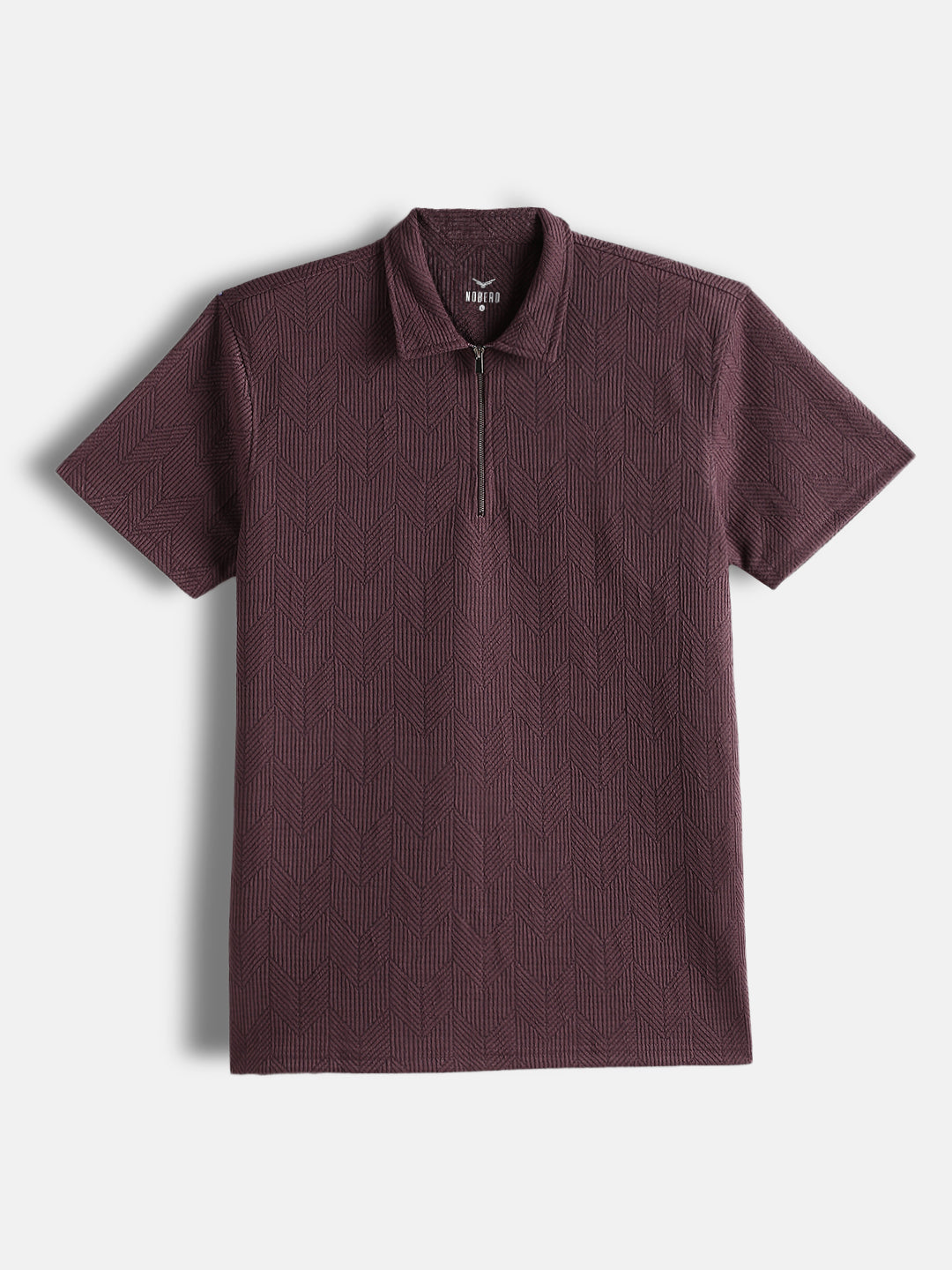 Poly Textured Polo T-Shirt