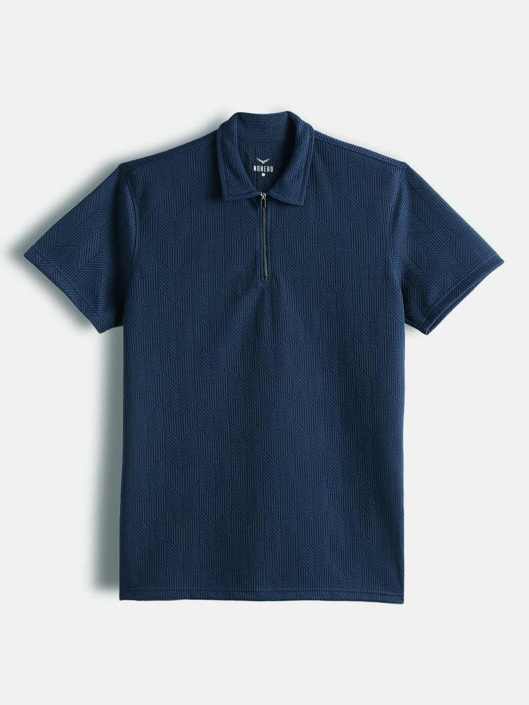 Poly Textured Polo T-Shirt