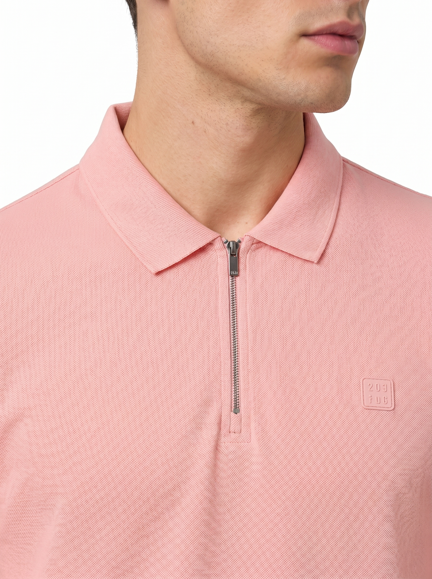 Travel Zip Polo T-Shirt