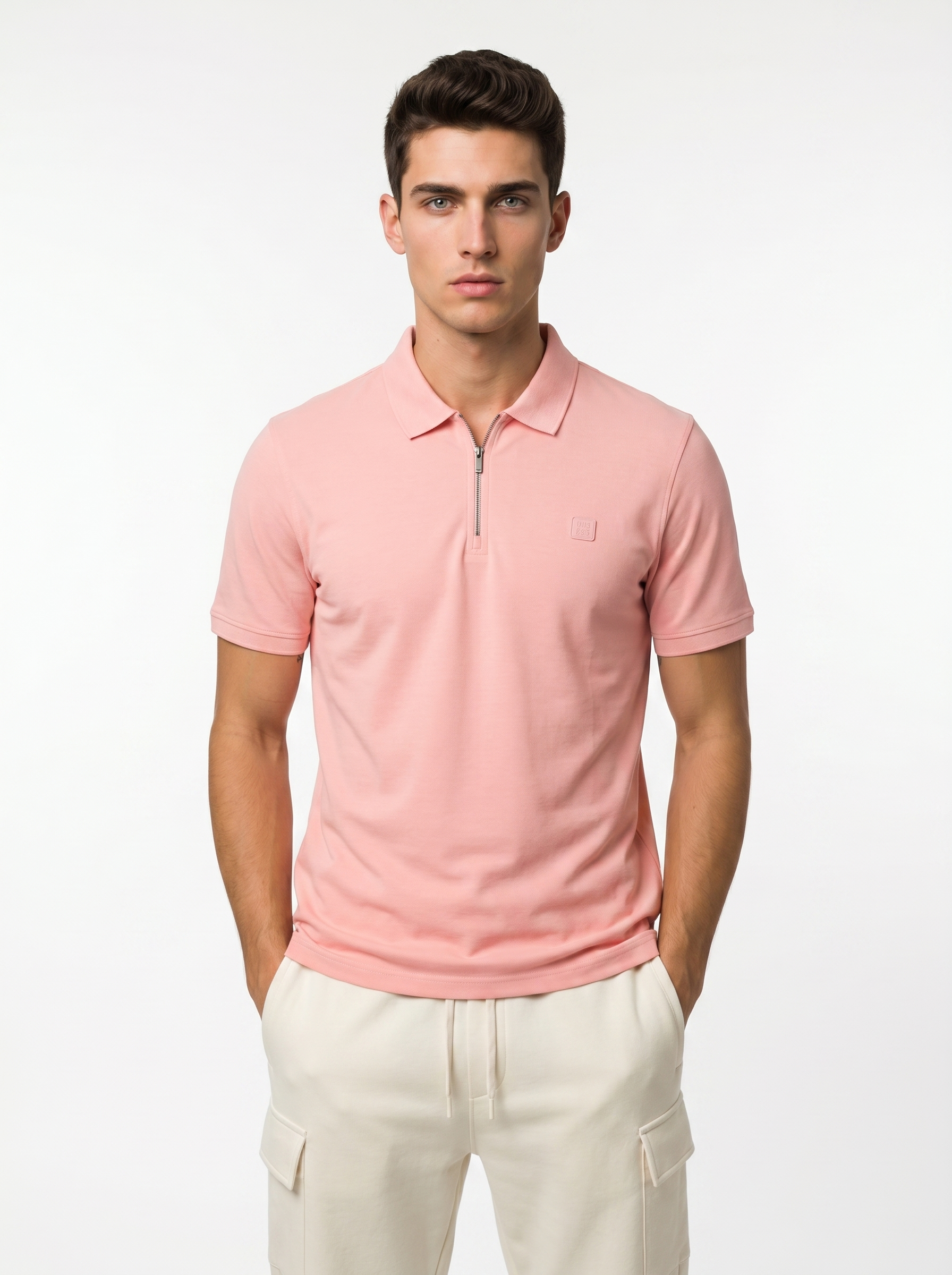 Travel Zip Polo T-Shirt