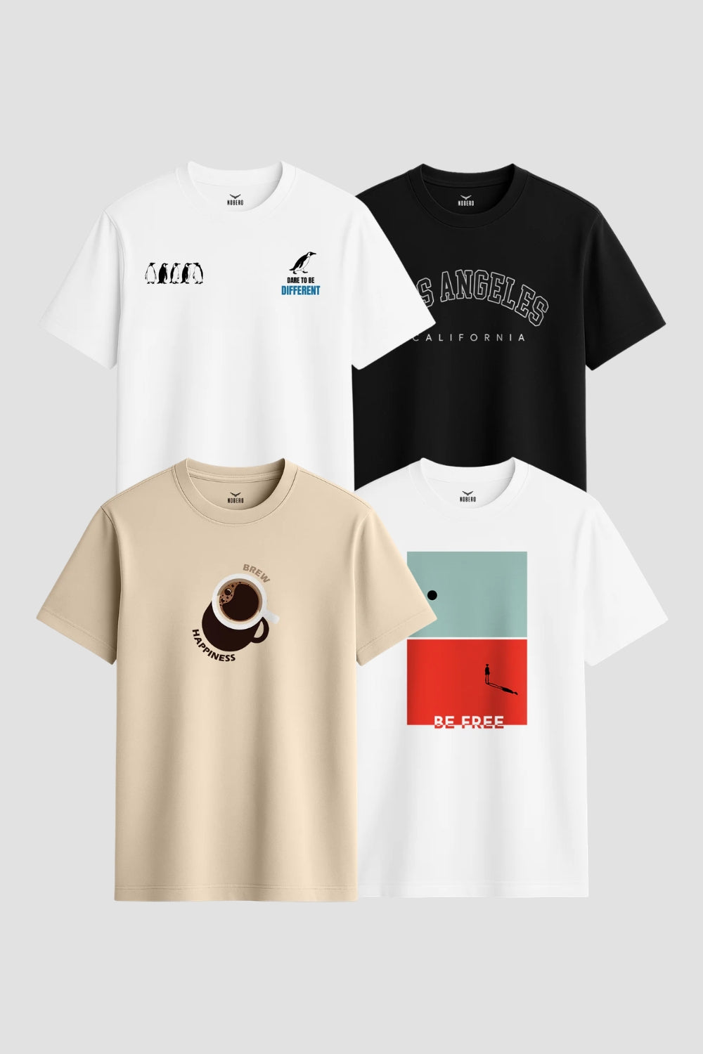 Dare to be different / Be Free / Los Angeles V3 / Brew happiness