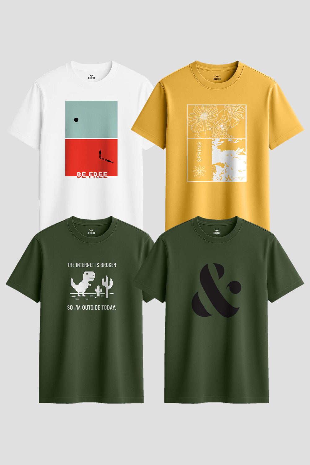 Be Free-Spring-Internet Is Broken-And-T-shirt