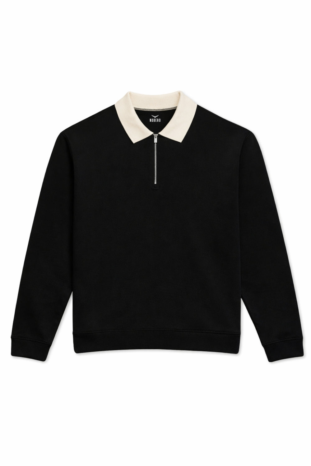 Quarter Zip Full Sleeve Polo T-Shirt