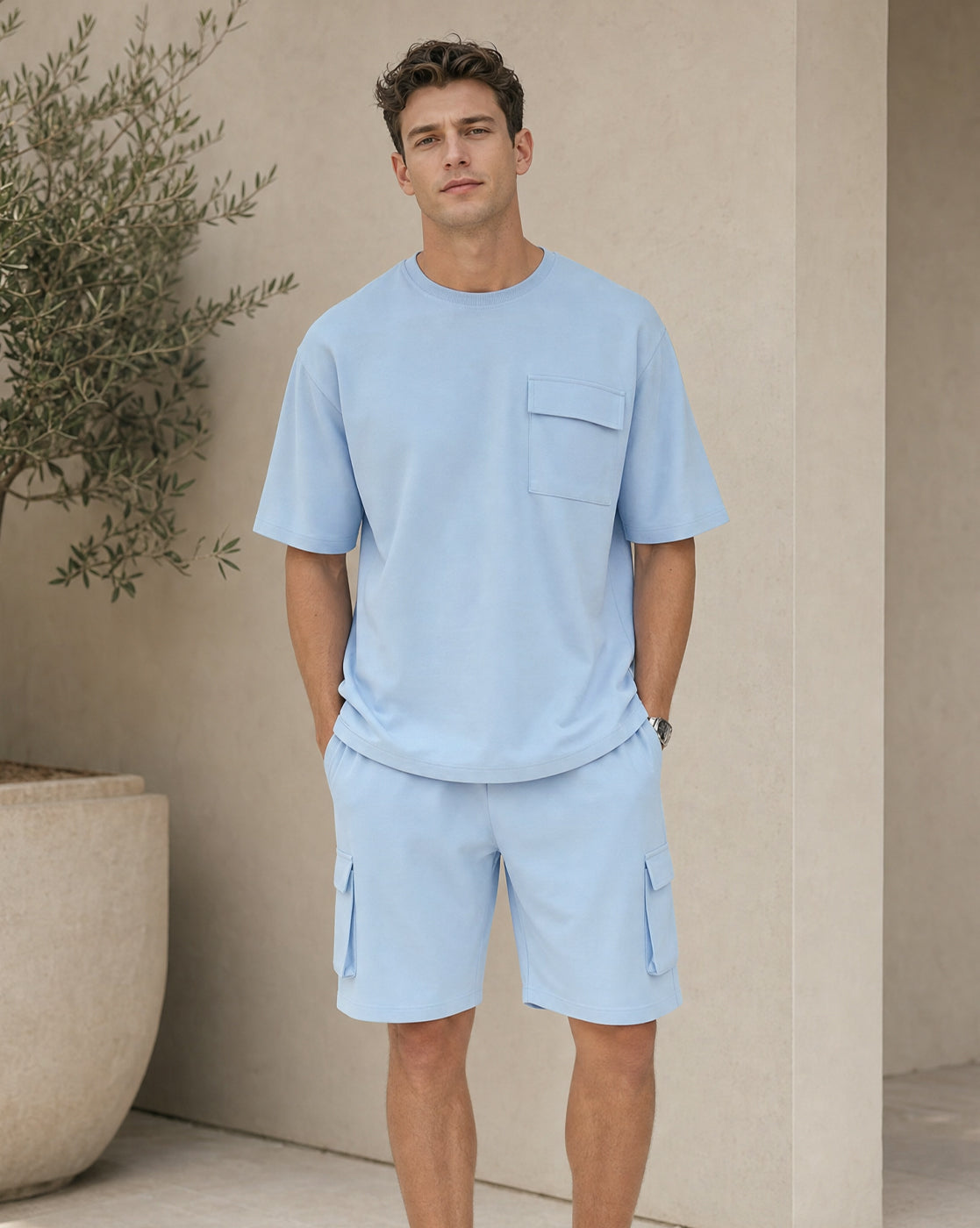 Oversized Klaeinn Cargo Pocket Co-ord Set