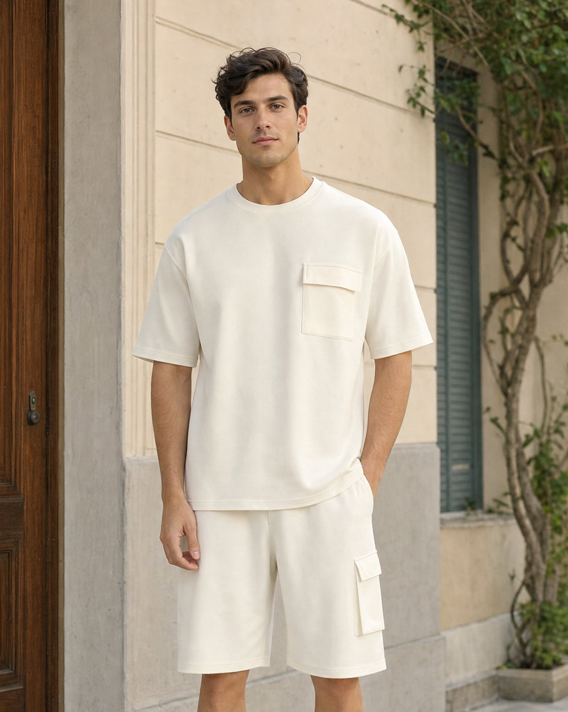 Oversized Klaeinn Cargo Pocket Co-ord Set