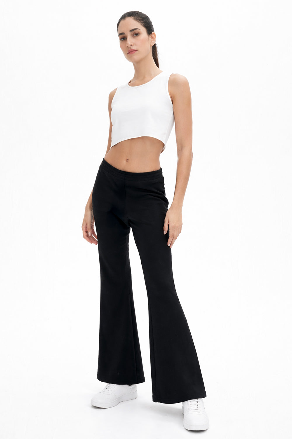 Flared Terry Pants