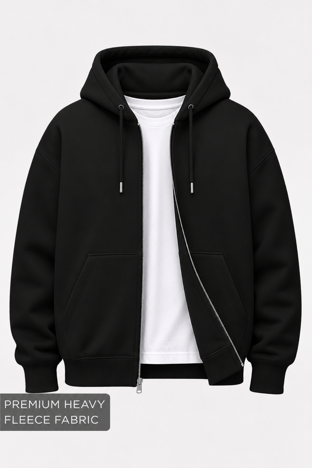 Premium Heavy-Fleece Zipper Hoodie