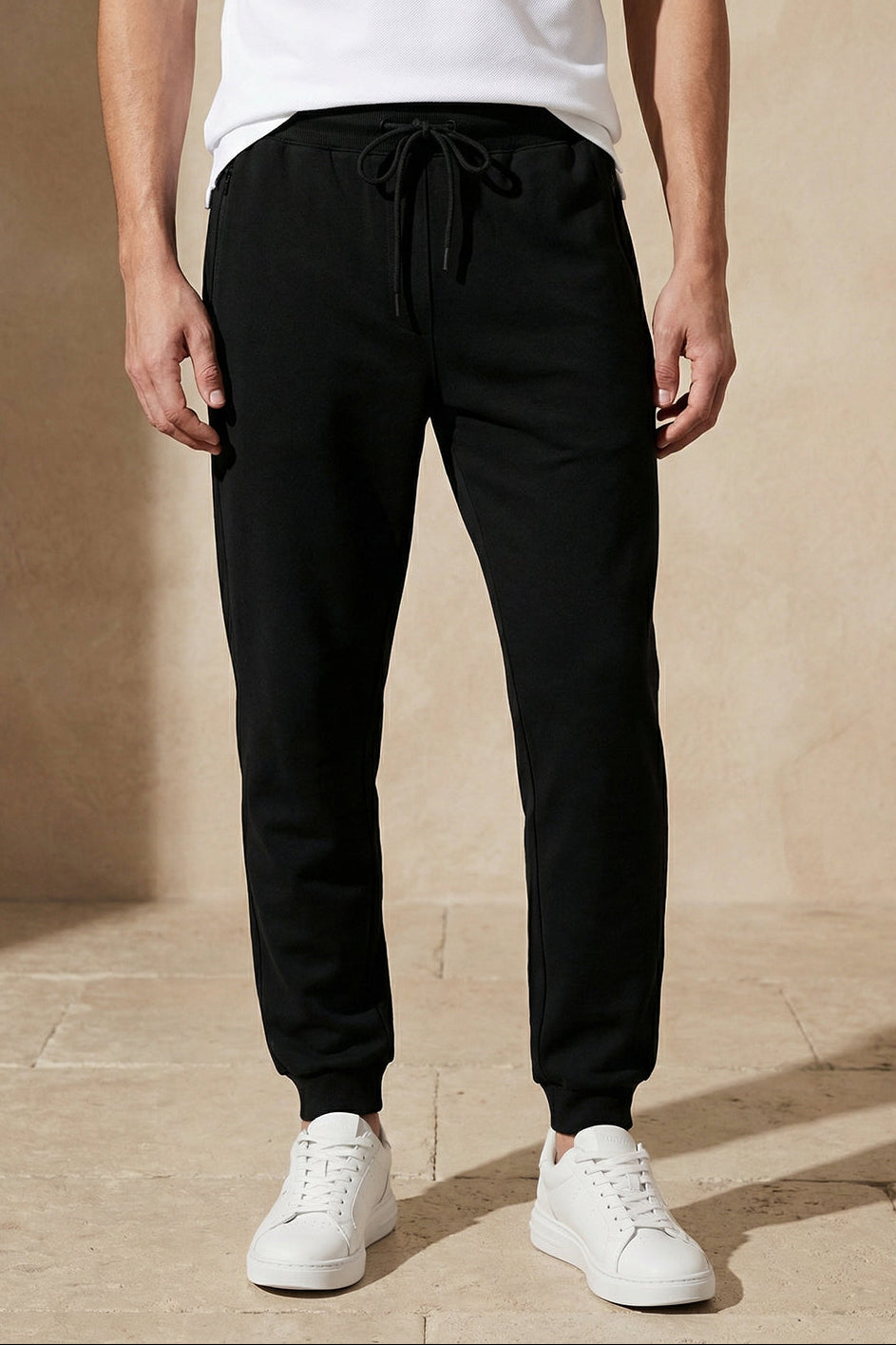 Zip-Pocket Joggers