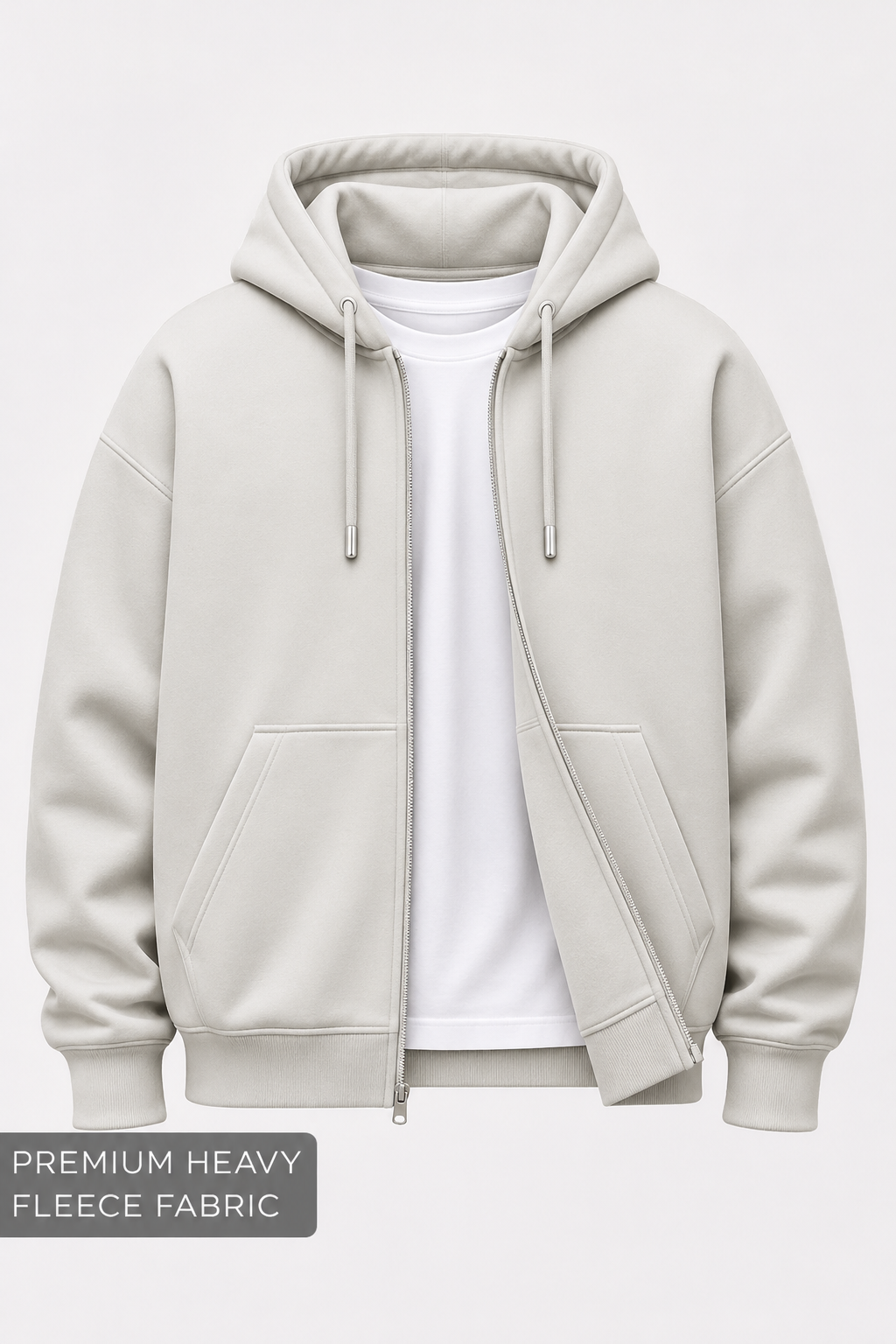 Premium Heavy-Fleece Zipper Hoodie